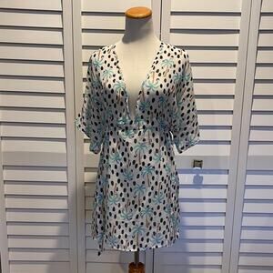 Miken Swim NWT Tropical Beach Coverup